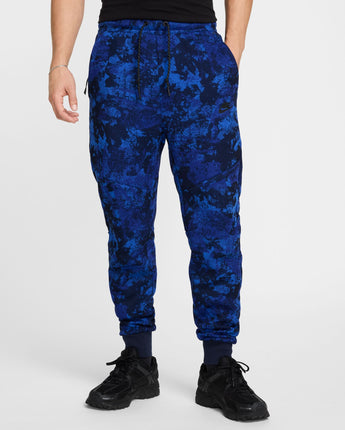 NIKE TECH FLEECE WINDRUNNER JOGGER GEL CAMO | HV5053-480 GAME ROYAL/DEEP ROYAL BLUE