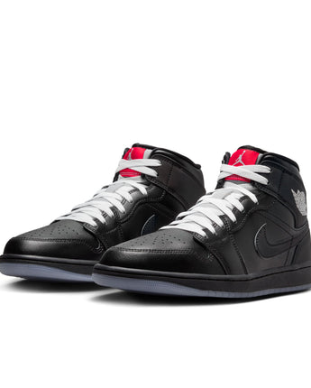 AIR JORDAN 1 MID SE | HV5177-010 BLACK/BLACK-WHITE-WOLF GREY