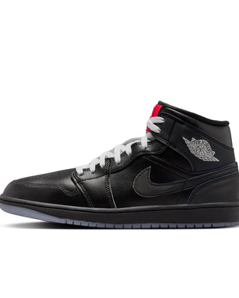 AIR JORDAN 1 MID SE | HV5177-010 BLACK/BLACK-WHITE-WOLF GREY