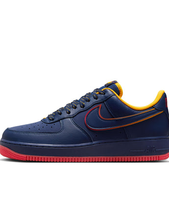 NIKE AIR FORCE 1 '07 LV8 | HV5752-410 MIDNIGHT NAVY/BLUE VOID-LT CRIMSON