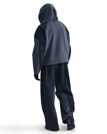 NIKE TECH BOREAS PO HOODIE | IB3363-437 THUNDER BLUE/OBSIDIAN/BLACK