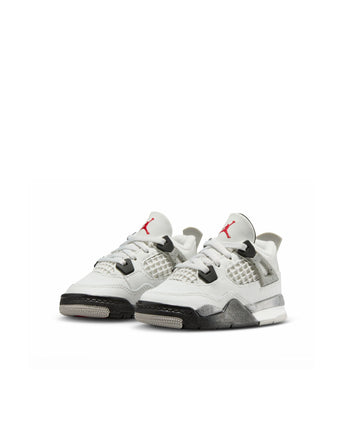 AIR JORDAN 4 RETRO OG "WHITE CEMENT" (TD) | IB4387-100 SUMMIT WHITE/FIRE RED-CEMENT GREY-BLACK