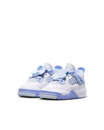 AIR JORDAN 4 RETRO "FORGET ME NOT" (TD) | IB8961-100 WHITE/ALUMINUM-BLUE TINT-OIL GREEN