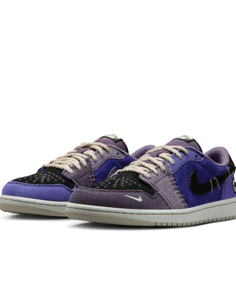 AIR JORDAN 1 RETRO LOW OG "ZION WILLIAMSON VOODOO ALTERNATE" | IH2309-500 REGENCY PURPLE/VAPOR GREEN-BLACK