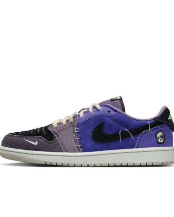 AIR JORDAN 1 RETRO LOW OG "ZION WILLIAMSON VOODOO ALTERNATE" | IH2309-500 REGENCY PURPLE/VAPOR GREEN-BLACK