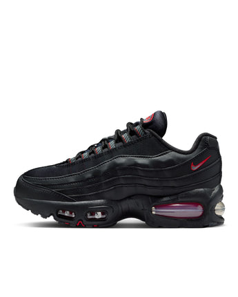 NIKE AIR MAX 95 LTR (GS) | II4130-011 BLACK/SMOKE GREY-UNIVERSITY RED-WHITE