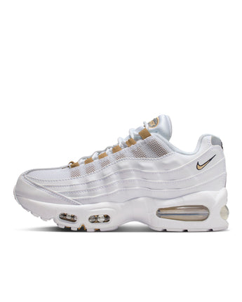 NIKE AIR MAX 95 LTR (GS) | II4130-102 WHITE/METALLIC GOLD-BLACK-PEARL GREY