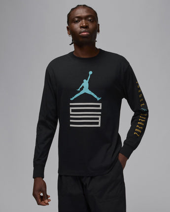 JORDAN BROOKLYN AJ11 AD GFX LONG SLEEVE CREW | IM6507-010 BLACK