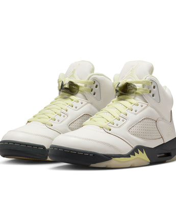 W AIR JORDAN 5 RETRO "LUMINOUS GREEN AND SAIL" | IM7592-130 SAIL/LUMINOUS GREEN-ANTHRACITE