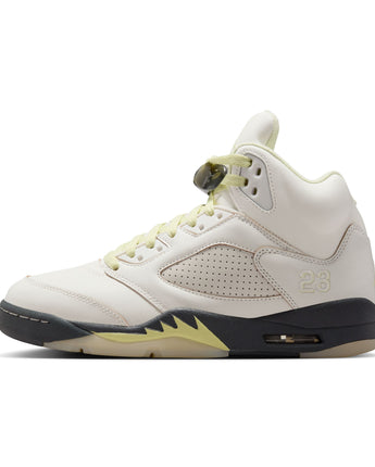 W AIR JORDAN 5 RETRO "LUMINOUS GREEN AND SAIL" | IM7592-130 SAIL/LUMINOUS GREEN-ANTHRACITE