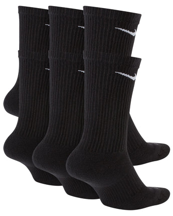 NIKE EVERYDAY PLUS CUSHIONED CREW 6PR | SX6897-010 BLACK