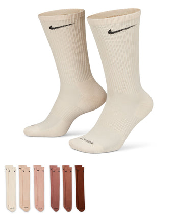 NIKE EVERYDAY PLUS CUSHIONED CREW 6PR | SX6897-904 MULTI-COLOR