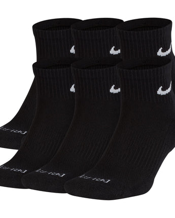 NIKE EVERYDAY PLUS CUSHIONED ANKLE 6PR | SX6899-010 BLACK/WHITE