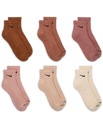 NIKE EVERYDAY PLUS CUSHIONED ANKLE 6PR | SX6899-904 MULTI-COLOR
