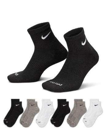 NIKE EVERYDAY PLUS CUSHIONED ANKLE 6PR | SX6899-965 MULTI-COLOR