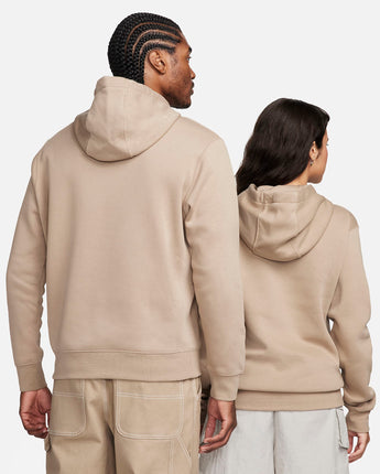 Nike Sportswear Club Fleece Pullover Hoodie - Khaki/Khaki/White