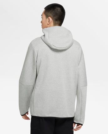 Nike Sportswear Tech Fleece Men's Full-Zip Hoodie - Dark Grey Heather/Black