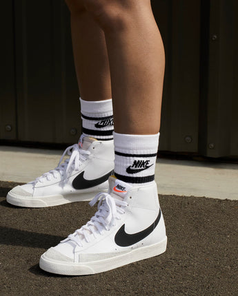 Nike Blazer Mid '77 Women's Shoes - White/Sail/Peach/Black