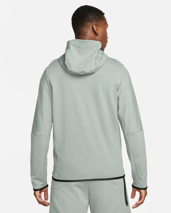 Nike Sportswear Tech Fleece Lightweight Men's Full-Zip Hoodie Sweatshirt - Mica Green/Mica Green