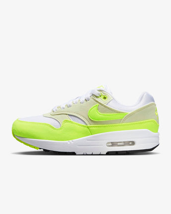 Nike Air Max 1 Women's Shoes - White/Sea Glass/Black/Volt