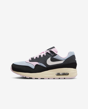 Air Max 1 Big Kids' Shoes - Black/Anthracite/Pink Foam/Summit White