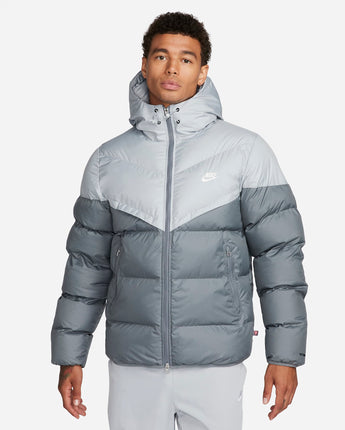 Nike Windrunner PrimaLoft® Men's Storm-FIT Hooded Puffer Jacket - Light Smoke Grey/Smoke Grey/Sail