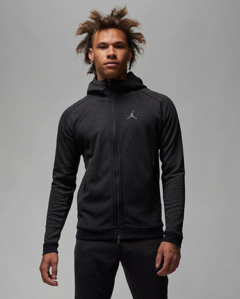 Jordan Dri-FIT Sport Men's Full-Zip Hoodie - Black/Dark Shadow/Dark Grey