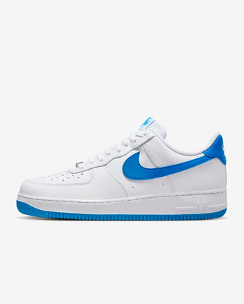 Nike Air Force 1 '07 Men's Shoes - White/White/Photo Blue