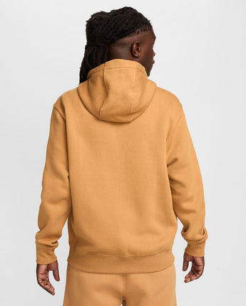 NIKE SPORTSWEAR CLUB HOODIE FULL ZIP | BV2645-224 FLAX/FLAX/WHITE