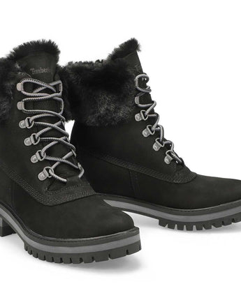 TIMBERLAND COURMAYEUR VALLEY WARMLINED BOOT | TB0A2JQD-001 BLACK NUBUCK