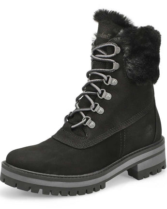 TIMBERLAND COURMAYEUR VALLEY WARMLINED BOOT | TB0A2JQD-001 BLACK NUBUCK