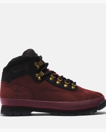 TIMBERLAND EURO HIKER MID BOOT | TB0A5ZQ5-C60 BURGUNDY NUBUCK