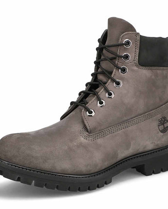 TIMBERLAND PREMIUM 6 INCH LACE UP WP BOOT | TB0A62BH-033 MEDIUM GREY NUBUCK