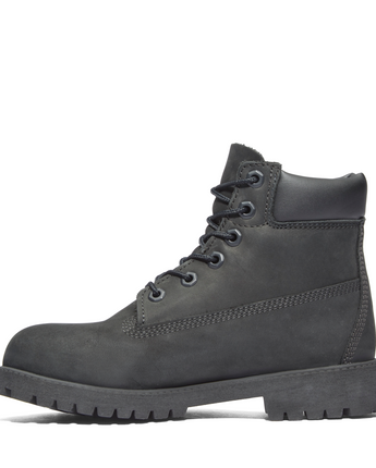 TIMBERLAND PREMIUM 6 INCH LACE UP WP BOOT (JUNIOR) | TB112907-001 BLACK