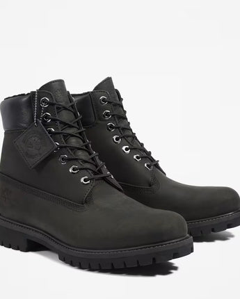 TIMBERLAND 6INCH PREMIUM WARM LINED BOOT | TB0A2E2P-001 BLACK NUBUCK