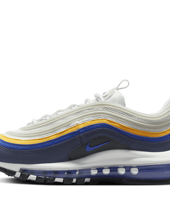 NIKE AIR MAX 97 (GS) | 921522-115 SUMMIT WHITE/DIFFUSED BLUE/LASER ORANGE/RACER BLUE