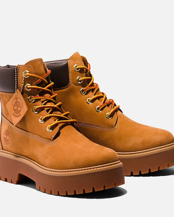 TIMBERLAND WOMEN'S STONE STREET 6 IN LACE WP BOOT | TB01A5RJD-231 WHEAT